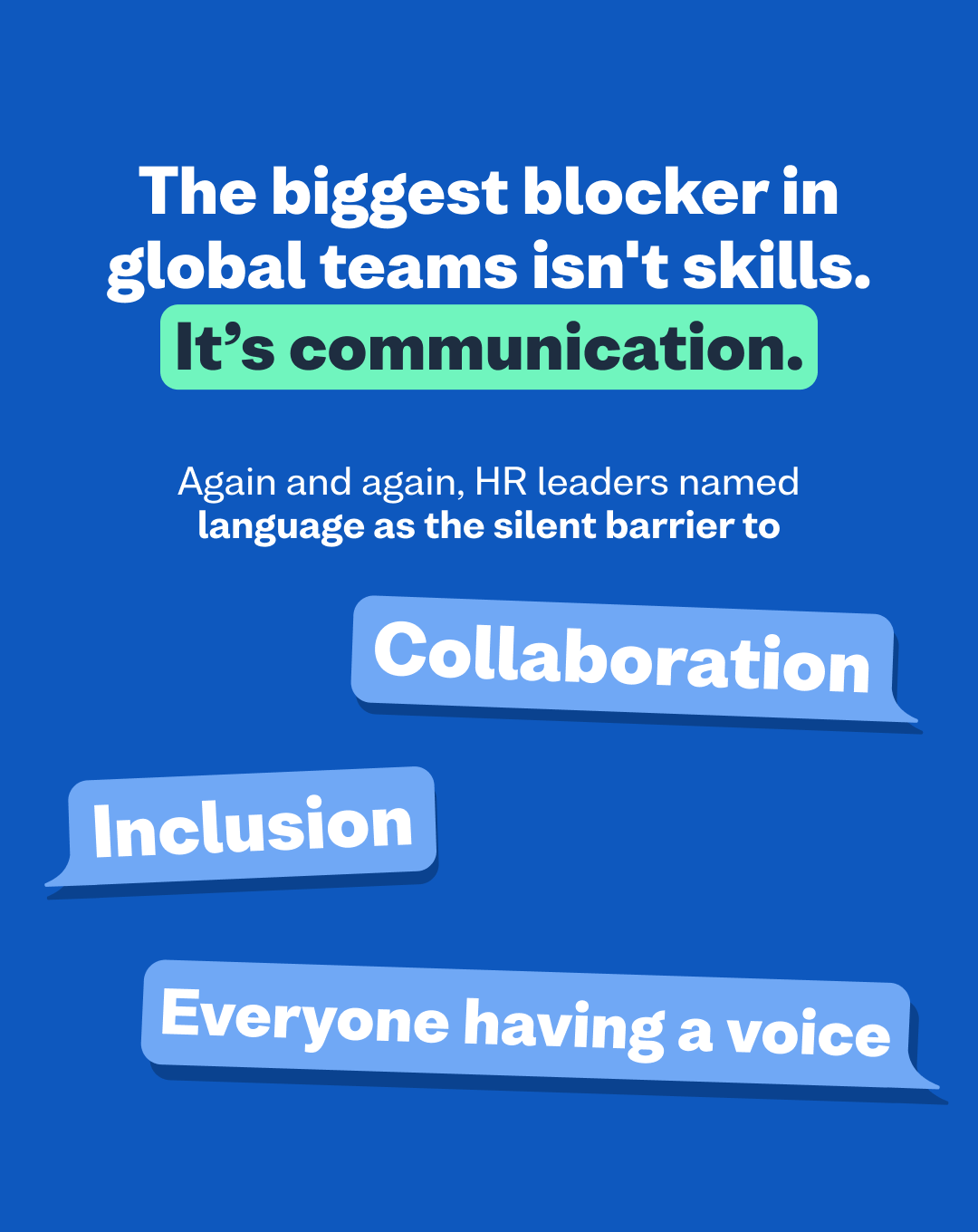 Communication is the gap