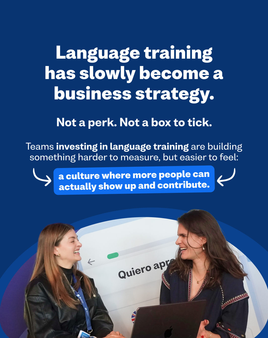 Language learning a business strategy
