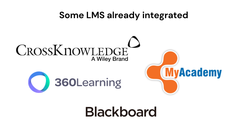 LMS Learning Management Systems logos